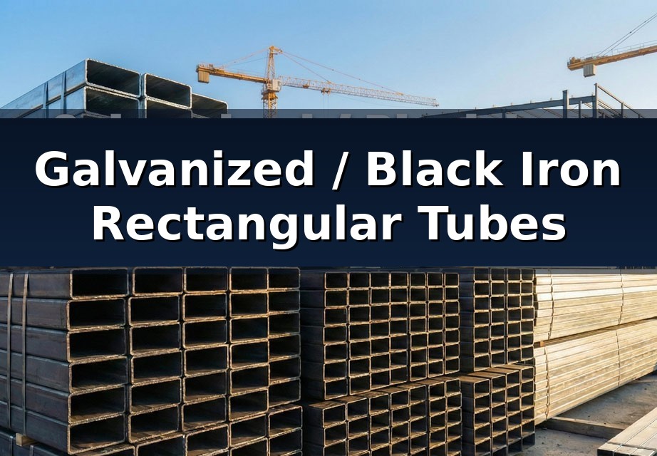 Galvanized Rectangular Tubes