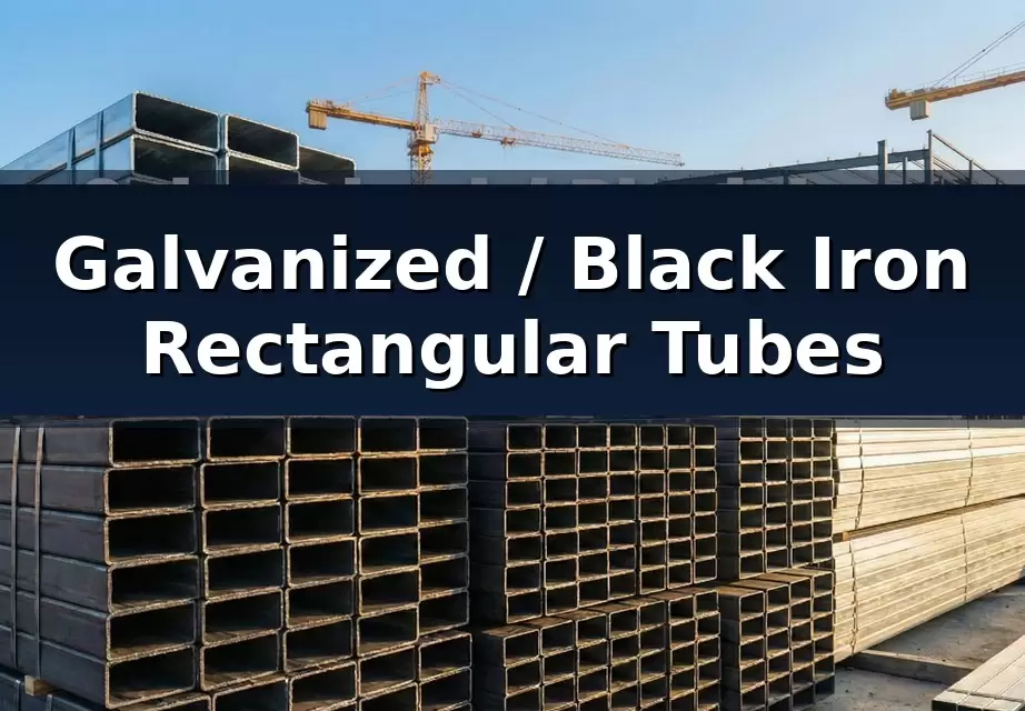 Galvanized Rectangular Tubes